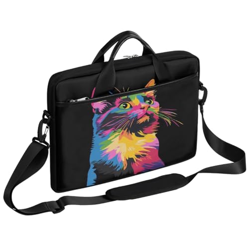 Bolsa para portátil abstracta colorida 15 pulg