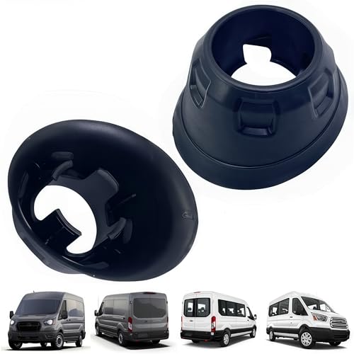 2 Pack Rear Cargo Door Bumper Magnet Stop Cover Compatible with Ford Transit 150/250/350/350HD E-Transit (2015-2023) Tailgate Bumper Cover Support Rail Insulator Replaces BK3Z-16758-AC, BK3Z-16758-AB