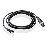 BatPower 6.6FT 2M Electric Fishing Reel Power Cord BM LB Prof PrB ProS Battery Cable for Daiwa Tanacom 1200 1000 750 500 Seaborg 500MJ Leobritz Shimano Plays Electric Fishing Reel Super Air Cord