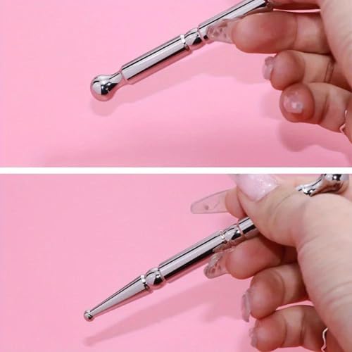Caneta P/ Terapia Massagem Rosto Olhos Testa Bochechas Costas Braços P/ Rugas Anti Idade Envelhecime