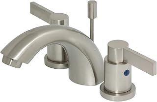 Kingston Brass KB8958NDL Nuvofusion Mini Widespread Lavatory Faucet, Brushed Nickel