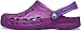Crocs Unisex-Adult Baya Graphic Clog, Glitter Neon Purple, 9 Women/7 Men