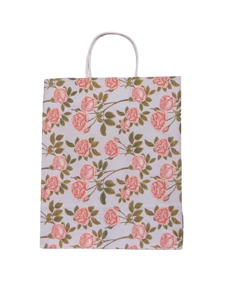 NAMAH SHIVAY ENTERPRISE Printed Paper Gift Bags for Baby Shower Return Gift, Small Presents, Weddings, Birthday, Holiday Presents - Medium ROSE-24PCS (B0CZPBHRBC) Amazon Price History, Amazon Price Tracker