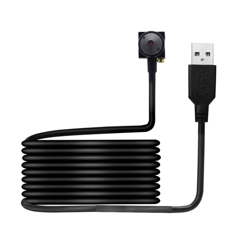 Telecamera Webcam HD 1080P Mini Telecamera USB con Obiettivo da 3,7 mm per PC CCTV Telecamera di Sicurezza per Esterni