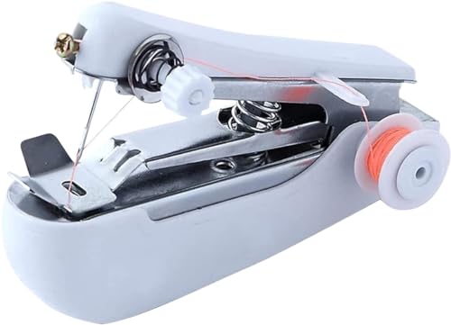 Máquinas de coser herramientas,Máquina de coser manual manual Máquinas de coser domésticas portátiles multifuncionales Herramienta Máquina de bordar inalámbrica Color aleatorio