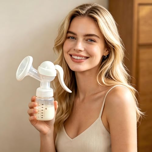 Extractor manual de leche para maternidad portátil miniatura 5