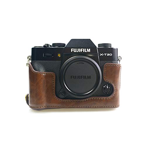 Kinokoo Fujifilm Pu Leather Camera Case,Fullbody Case Cover For Fujifilm Xt30 Xt20 Xt10 With 16-50Mm And 18-55Mm Lens -Coffee #TOP5