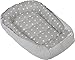 Nido per Neonato 100x60x15cm Baby Nest 100% Cotone Waffle Lettino da viaggio per bambini Medi Partners Multifunzionale Chiusura sicura (Stelle con Waffle grigio)