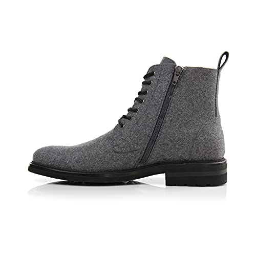 Image of Polar Fox Men's Ankle Dress Boots | Lace-up Casual Fashion Boot Collection | Cap Toe & Plain Toe Styles |