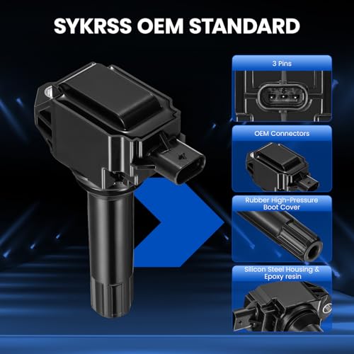 Image of 4-Pack UF724 Ignition Coils Compatible with Subaru Forester Impreza BRZ Legacy Outback XV Crosstrek 2013-2014, Compatible with Scion FR-S, 2.0L 2.5L H4- Replaces 49131 C974