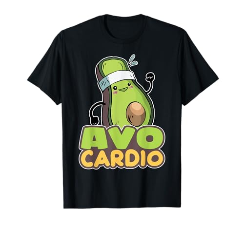 Avo Cardio Amantes Del Aguacate Y Guacamole Camiseta