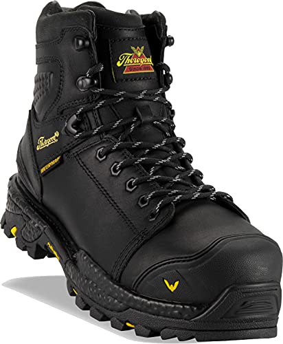 Image of Thorogood Infinity FD 6 inch Waterproof Composite Toe Work Boots for Men Made with Premium Full-Grain Leather and Slip-Resistant Anti-Fatigue Outsole; EH Rated