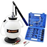 ADAFIRST Automatic Transmission Fluid Pump ATF Refill Tool Kit, 7.5L Manual Automotive Oil Transfer Filler System with 15PCS ATF Adapters Fit Audi Mercedes Benz VW Ford BMW Infiniti Nissan Volkswagen
