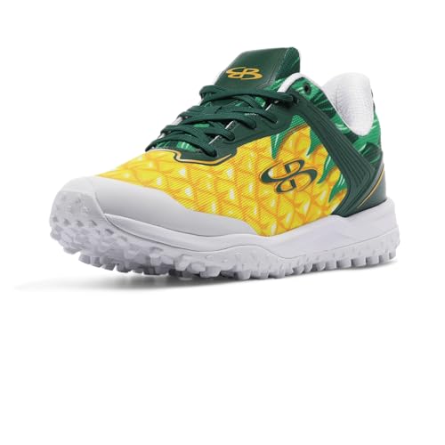Boombah Viper Men's Turf Shoes - Pineapple - Multiple Sizes