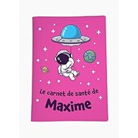 Protege Carnet De Sante Bebe Enfant Personnalise Pour Fille Avec STYLO | Couverture Carnet | Pochette Ordonnance Et Carte Vitale | BONUS Autocollants