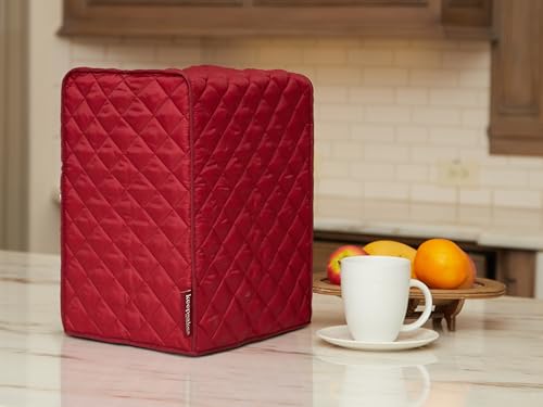 Image of Covermates Coffee Maker Cover, 11 inchW x 9 inchD x 15 inchH, Red