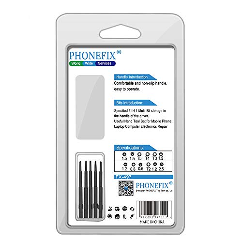 DIYPHONE 6 in 1 Profession Screwdrivers Set For iPhone Repair Screwdriver Set Mobile Phone Opening Hand Tools Kit with 6 Bits