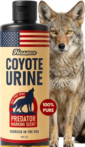HASSEN Coyote Urine, 100% Pure Authentic Pee - Territorial Marking
