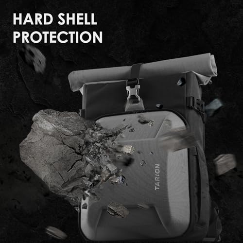 Mochila para cámara TARION Rolltop con compartimento rígido miniatura 4