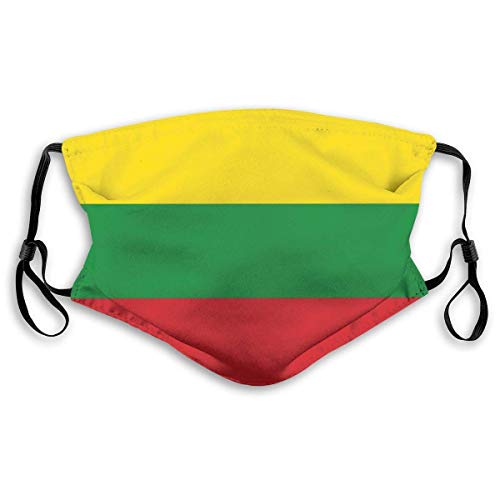 Preisvergleich Produktbild Äthiopische Flagge, Anti-Staub-Mundabdeckung, Gesichtsschal, Bandanas, Halstuch, mit Filter, waschbar und wiederverwendbar Chip