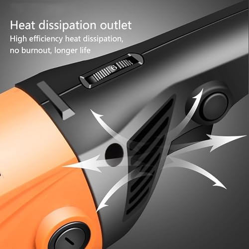 Portable Electric Cement Mixer with Digital Display, 320mm Mixing Width, 1000-2000RPM, 6 Adjustable Speeds, 10m Water Pipe, Ideal for Plaster, Cement, Paint, Fodder Mixing