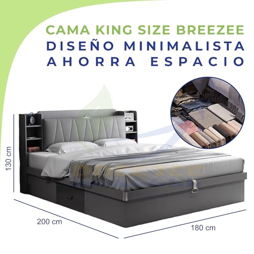Opiniones de Base para Cama King Size Con Cajones disponible en línea. 14 Imagen adicional