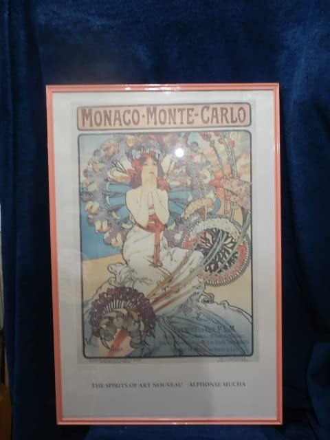 アルフォンスミュシャ ポスター モナコ・モンテカルロ 額外寸76x50cm