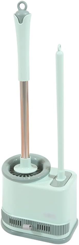 Toilet Brush Holder Toilet Brush Holder Household Wall-Mounted Toilet Bowl Brush Bathroom Long Handle Soft Bristles Cleaning Brush 360° No Dead Angle Toilet Brushs Set Toilet Brush Holders(A)