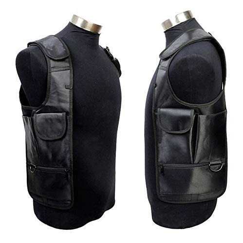 Gexgune Men Underarm Shoulder Armpit Bag Right Left Hand Tactical Accessory Pouch Burglarproof Security Holster Strap Messenger Bags （Right Handed）