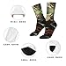 XZDWPY Spiny lizards Unisex Mid-Calf Socks 2 Black-2 Polyester Skin-Friendly Moisture-Wicking Fashionable Crew Socks