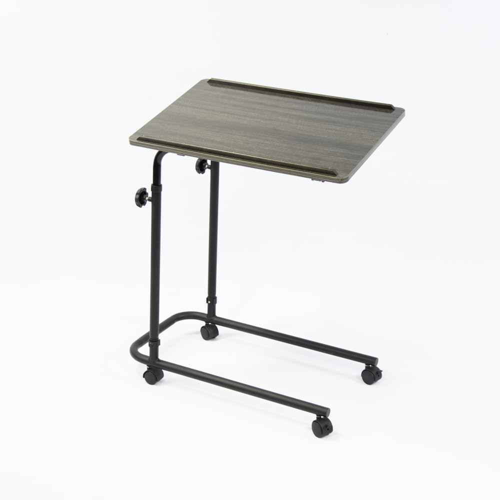 NRS Healthcare Over- bed table, Dark Oak, One size, Height Adjustable