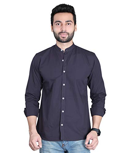 Image of FIFTH ANFOLD Men's Striped Slim Fit Shirt