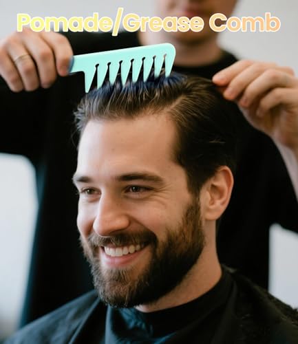 Set profesional de 6 peines para cabello de hombre y mujer miniatura 4