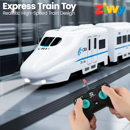 Image of Electric Train Toy for Kids | Smooth Forward & Backward with Left /Right Steering | Realistic Light and Sound Effects | Indoor Play Train Toy for Boys and Girls | Kids Vehicle Toy