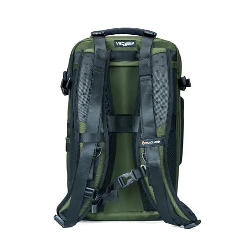 Image of Vanguard Camera Backpack |VEO Select 47BF IE India Exclusive Version I 1-2 Pro DSLRs with Lens Upto 70-200mm, 3-4 Lenses, Flash and Accessories I Upto 17 inch (Green)