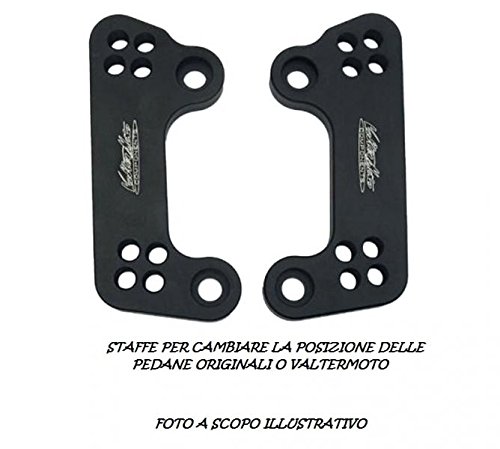 PAPY02 00 KIT STAFFE ARRETRATORE PEDANE ORIGINALI/VM YAMAHA YZF -R1 98 - 03