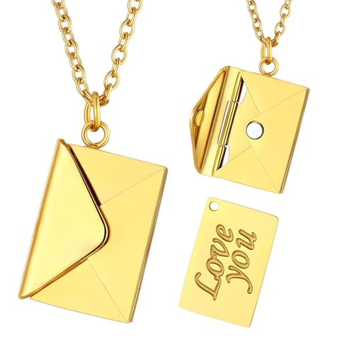 FindChic Locket Necklace for Women, Silver/Black/Rose Gold/Gold Plated Personalized Memorial Gifts, Custom Photo Jewelry for Loved Ones, Birthday Valentine's Day Keepsake, Versatile Styles A