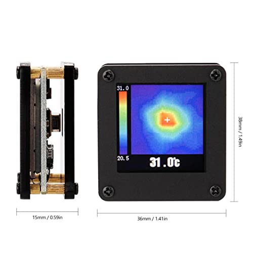 Image of Jorzer Thermal Imager Thermograph Camera Temperature AMG8833 IR Infrared Thermal Imaging Camera Infrared Thermometers