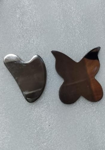 Image of Heart Shape and Butterfly Shape gua sha massage tools for face (shape-19)