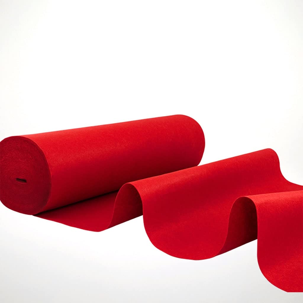 Tappeto per Matrimonio Tappeto da Sposa in Rotolo Rosso da 1 Metro, Tappeto Decorativo Spessore 2,5 mm, Adatto for Natale/Chiesa/Celebrazione di Eventi (Size : 1x5m)