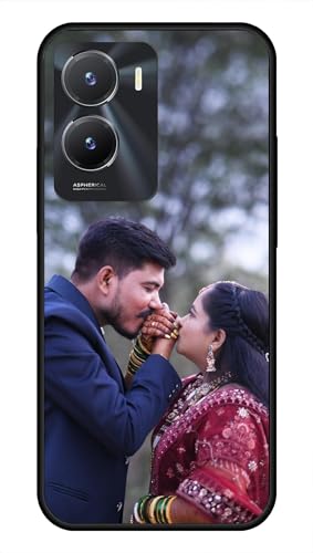 Image of NDCOM for Customised Back Cover Vivo T2x 5G Mobile Cover, Vivo Y16 Back Cover, Vivo Y56 5G Mobile Back Cover DIY Personalised Photo Design | Customized Gift Custom Text Name Printed Metal Case