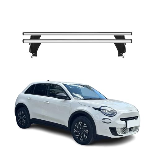 OMAC Barras Transversales Aluminio para Nissan Juke II 2019-2026 – Antirrobo – Canal en T – City Crash Test – Máx 50 kg Negro