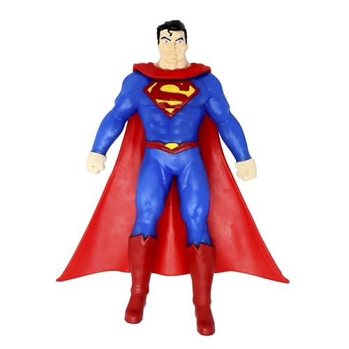 Bizak Monsterflex Figura Superman DC, boneco super extensível e elástico de 25 cm, edição coleção, 5 super-heróis para colecionar (64392026-2)