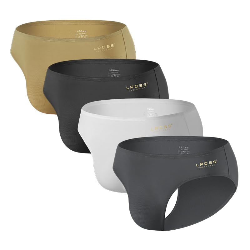 Men's Underwear Lightweight Modal 3D Pouch, Mid-Rise Breathable Briefs For Men C808