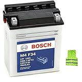 Beschreibung und Produkteigenschaften: Bosch YB14L-A2 12V/14AH - Vergleichende Abkürzung: YB14L-A2 = 0092M4F340 -Ampere AH (10HR): 14 -Ampere AH (20HR): 14,7 -Volt (V). : 12 - CCA - 18°: 175 - Gewicht (kg): 4,6 - Länge L (mm): 136 - Breite W (mm): 91 - Höhe H (mm): 168 - Polarität: - | + (positiv rechts und negativ links) - Standard/Konvention -12VOLL T, 12 Ah AMPERE - Maße 16,3 x 12,7 x 15,9 cm - 4,3 kg - CCA 215 A - im Titel geben wir das spezifische Modell an