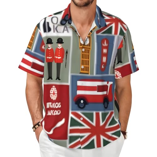 Chemise Angleterre homme anti-transpiration tissu doux et confortable