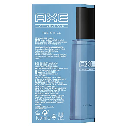 Axe Aftershave Ice Chill für Männer mit eiskaltem Duft 100 ml 1 Stück – Ansicht 3