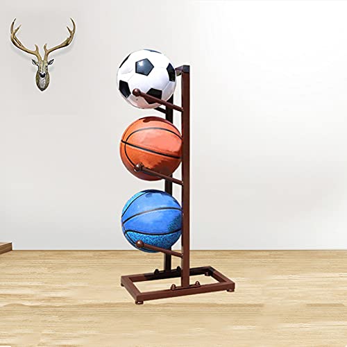 Ballenreks Voetbalhouder Metal Single Sided 3 Layer Basketbal Organisatoren Sport Bal Opbergrek voor Indoor Outdoor… - Image 4