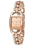 Wasserdichtheit: 3 ATM ESPRIT Damen-Armbanduhr Analog Quarz Edelstahl beschichtet ES107182002