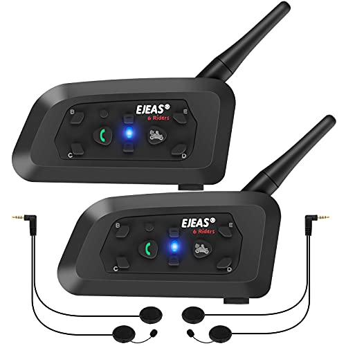 EJEAS バイクインカム Q8 インカムバイク用 6人同時通話 バイク用インカム バイク用品 バイク インカム EJEAS 正規品